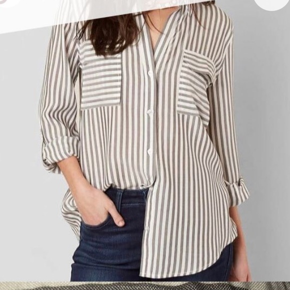 Sweet Wanderer Tops - Sweet Wanderer Striped Shirt